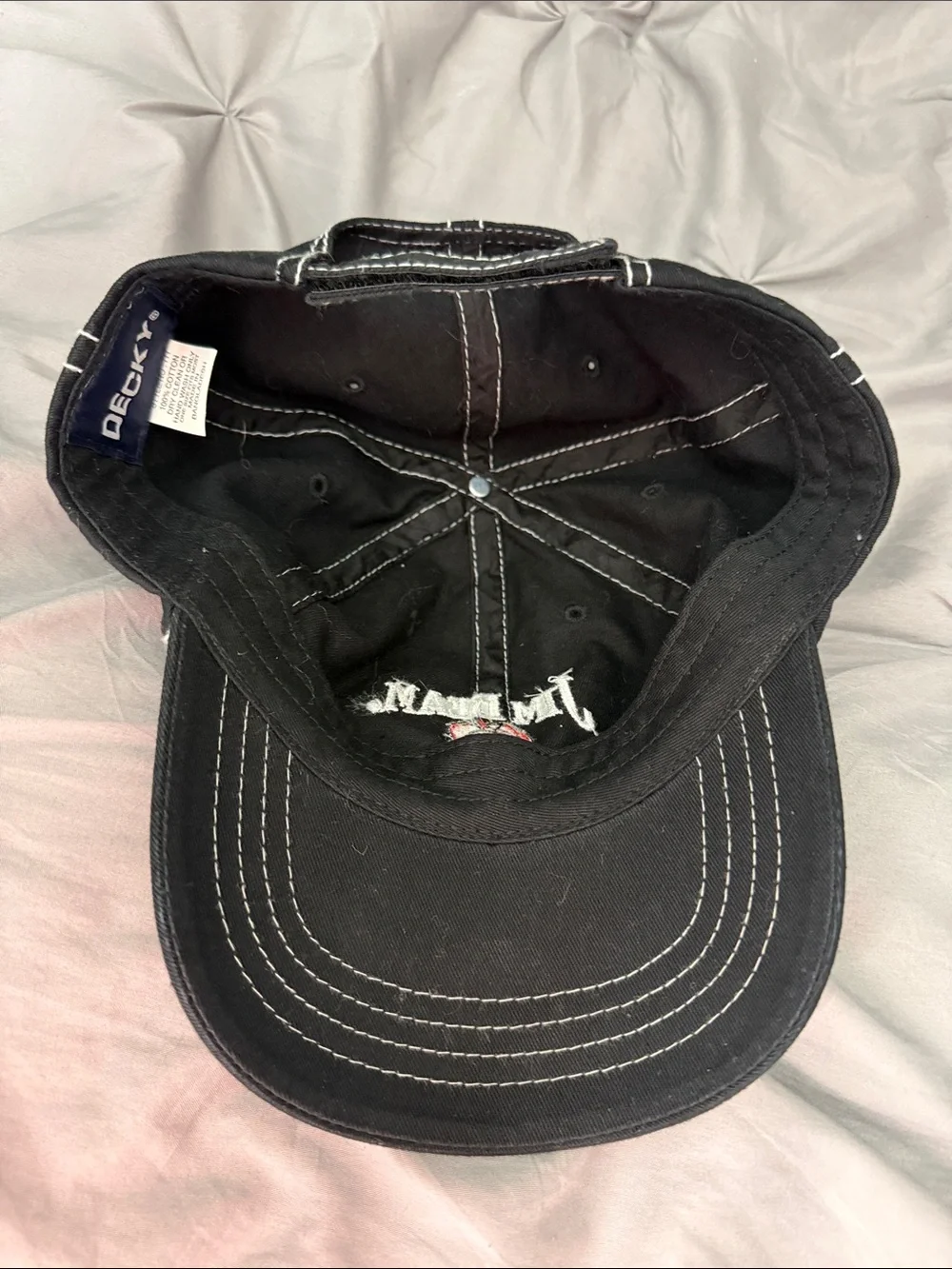 Men's Black Jim Beam Embroidered Baseball Cap - O/S